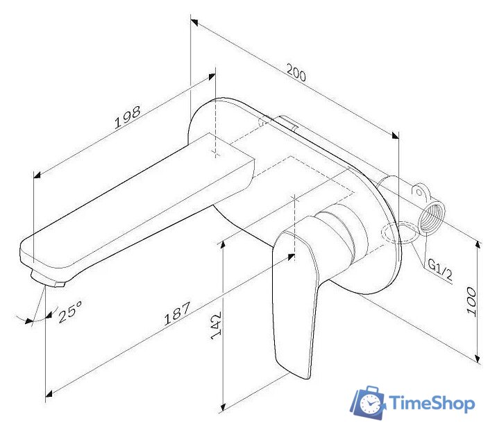 Смеситель AM.PM Gem F90A72200 - Изображение №10 — Интернет-магазин Time-Shop