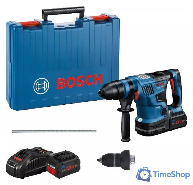 Перфоратор Bosch GBH 18V-34 CF Professional 0611914002 (с 2-мя АКБ, кейс) - Изображение №1 — Интернет-магазин Time-Shop