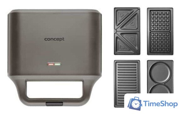 Многофункциональная сэндвичница Concept SV3057 - Изображение №2 — Интернет-магазин Time-Shop