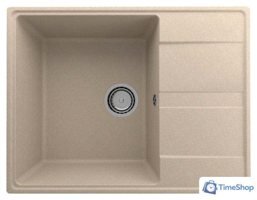 Кухонная мойка Ulgran Quartz Prima 650-03 (десерт) - Изображение №1 — Интернет-магазин Time-Shop