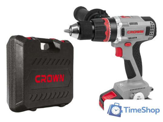 Дрель-шуруповерт Crown CT21090HMX-4 BMC (с 2-мя АКБ 4Ah, кейс) - Изображение №1 — Интернет-магазин Time-Shop