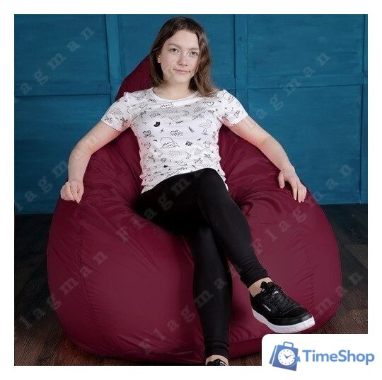 Кресло-мешок Flagman Груша Мега Г3.1-16 (бордовый) - Изображение №11 — Интернет-магазин Time-Shop