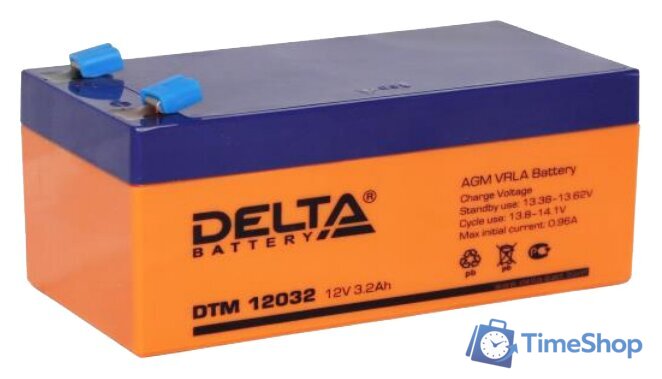 Аккумулятор для ИБП Delta DTM 12032 (12В/3.2 А·ч) - Изображение №1 — Интернет-магазин Time-Shop
