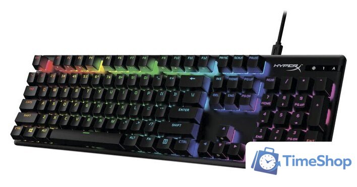 Клавиатура HyperX Alloy Origins PBT (HyperX Red, нет кириллицы) - Изображение №4 — Интернет-магазин Time-Shop