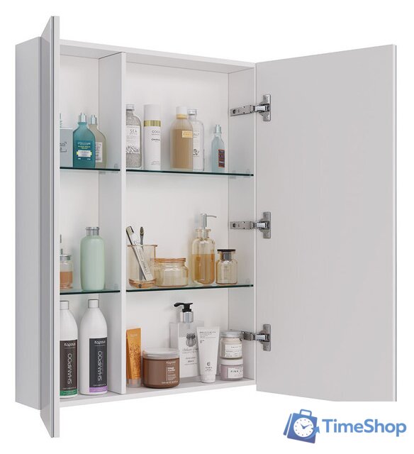  Lemark Шкаф с зеркалом Universal 70 LM70ZS-U (белый глянец) - Изображение №2 — Интернет-магазин Time-Shop