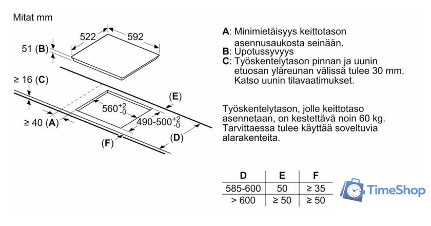 Варочная панель Siemens iQ500 ED61RBSB6E - Изображение №6 — Интернет-магазин Time-Shop