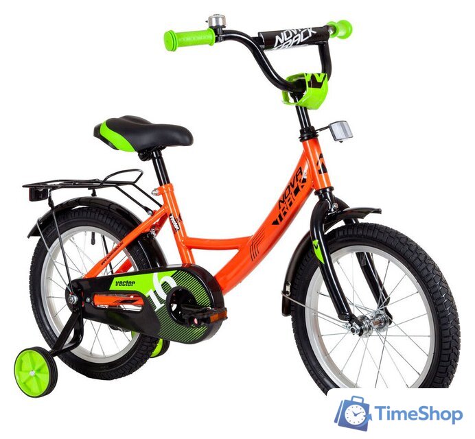 Детский велосипед Novatrack Vector 16 2022 163VECTOR.OR22 (оранжевый) - Изображение №2 — Интернет-магазин Time-Shop
