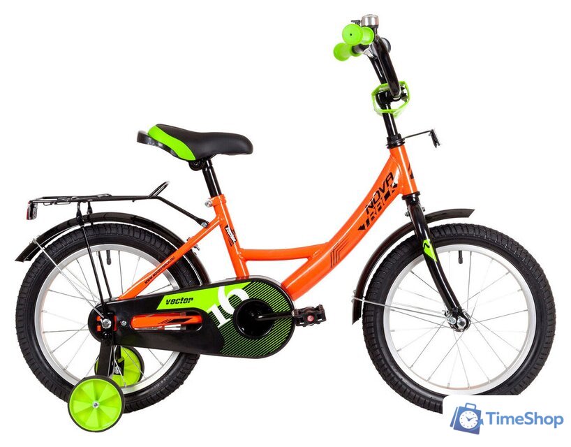 Детский велосипед Novatrack Vector 16 2022 163VECTOR.OR22 (оранжевый) - Изображение №1 — Интернет-магазин Time-Shop