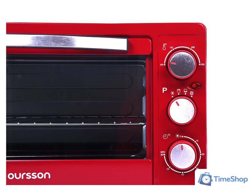 Мини-печь Oursson MO2325/RD - Изображение №4 — Интернет-магазин Time-Shop