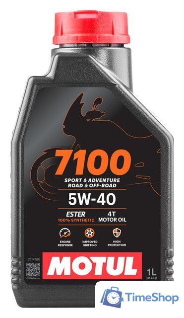 Моторное масло Motul 7100 4T SP 5W-40 1л - Изображение №1 — Интернет-магазин Time-Shop
