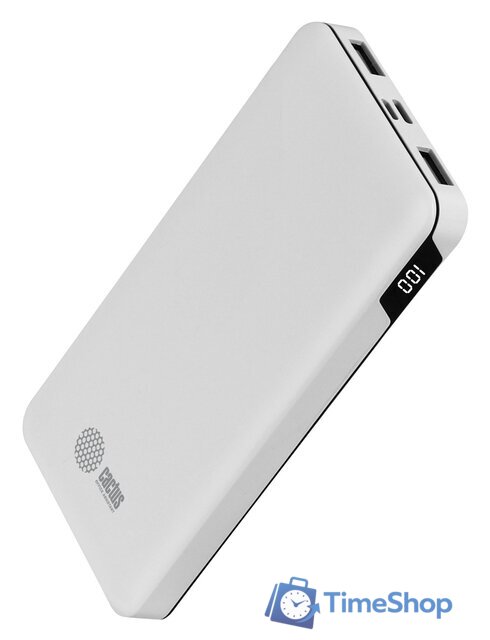 Внешний аккумулятор CACTUS CS-PBFSKT-10000 (белый) - Изображение №1 — Интернет-магазин Time-Shop