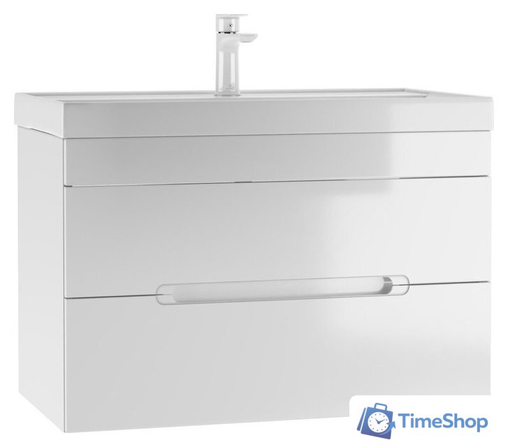  Домино Тумба под умывальник Maria 80 Malta подвесной с двумя ящиками В2 - Изображение №1 — Интернет-магазин Time-Shop