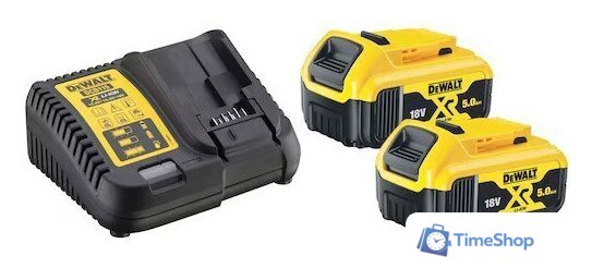 Аккумулятор с зарядным устройством DeWalt DCB115P2 (18В/2x5 Ач + 12-18В) - Изображение №1 — Интернет-магазин Time-Shop