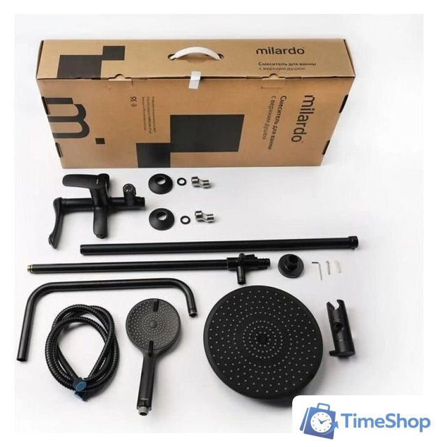 Душевая система  Milardo Rora RORBL4FM06 - Изображение №2 — Интернет-магазин Time-Shop