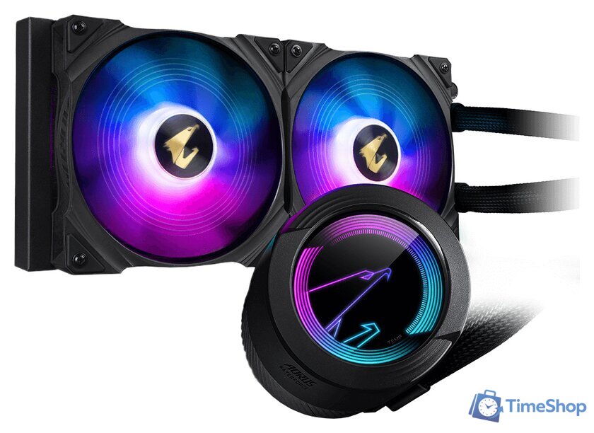 Система жидкостного охлаждения для процессора Gigabyte Aorus Waterforce 280 - Изображение №1 — Интернет-магазин Time-Shop