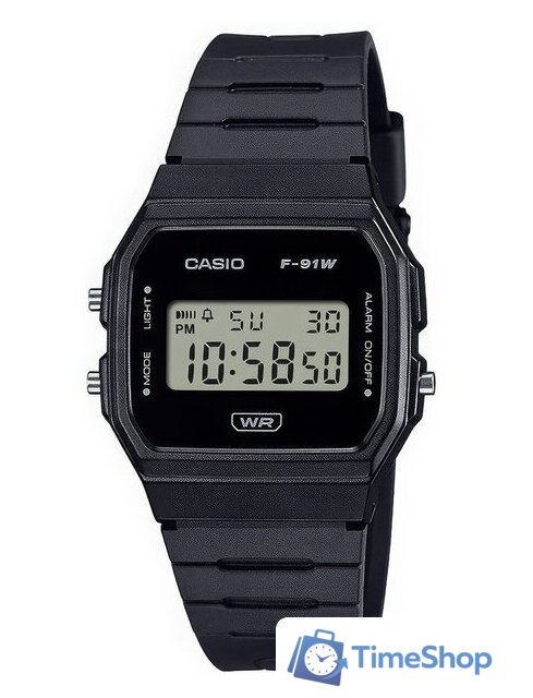 Наручные часы Casio Collection F-91WB-1A - Изображение №1 — Интернет-магазин Time-Shop