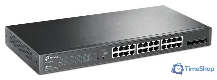 Настраиваемый коммутатор TP-Link TL-SG2428P - Изображение №2 — Интернет-магазин Time-Shop