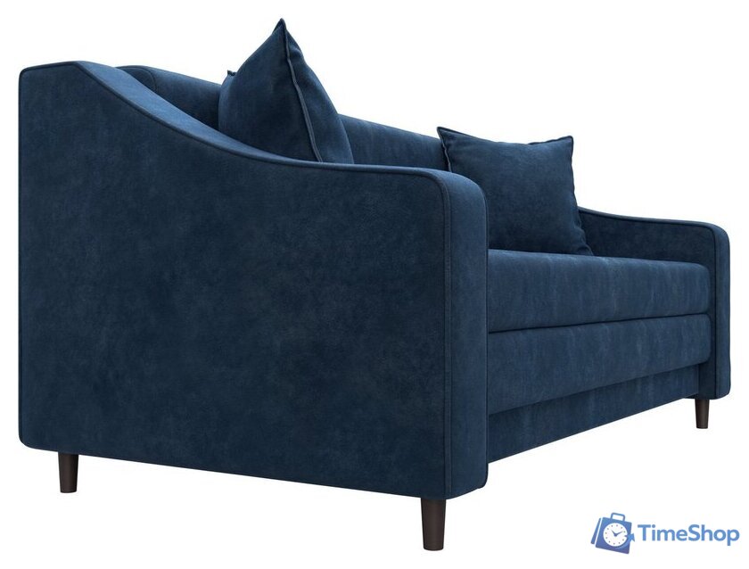 Диван Лига диванов Лига-071 129781 (велюр Brut 11 синий) - Изображение №3 — Интернет-магазин Time-Shop