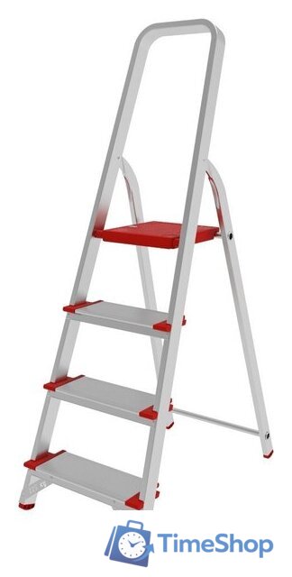 Лестница-стремянка Новая высота NV 511 алюминиевая индустриальная 4 ступени (5110104) - Изображение №1 — Интернет-магазин Time-Shop