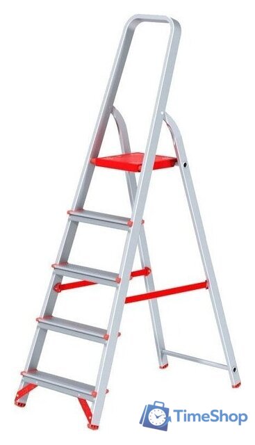 Лестница-стремянка Новая высота NV 311 алюминиевая профессиональная 5 ступеней - Изображение №2 — Интернет-магазин Time-Shop