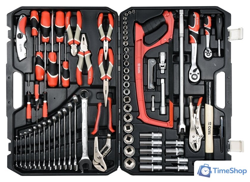 Универсальный набор инструментов Yato YT-38911 (79 предметов) - Изображение №2 — Интернет-магазин Time-Shop