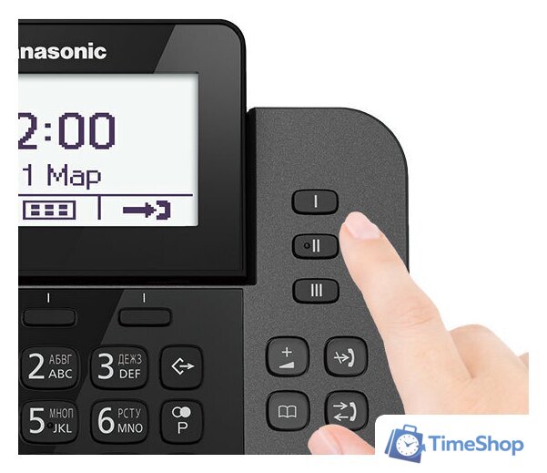 Радиотелефон Panasonic KX-TGF310RUM - Изображение №4 — Интернет-магазин Time-Shop
