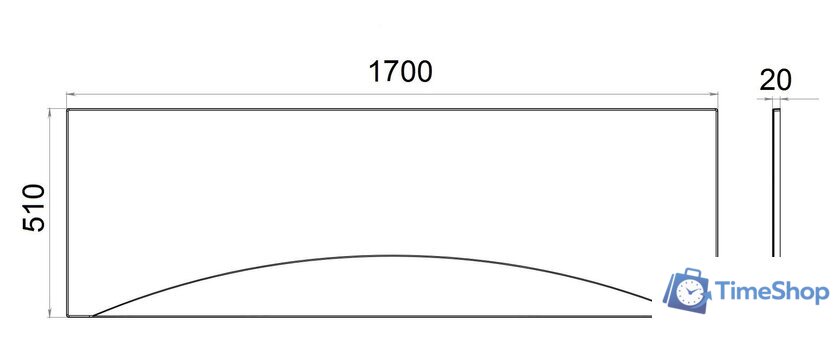 Фронтальный экран под ванну Triton Gamma / Стандарт / Ультра / Европа 160 - Изображение №2 — Интернет-магазин Time-Shop