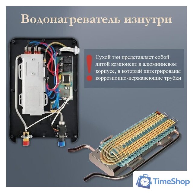Проточный электрический водонагреватель Primoclima PC Aqua 8.5 (S) - Изображение №3 — Интернет-магазин Time-Shop