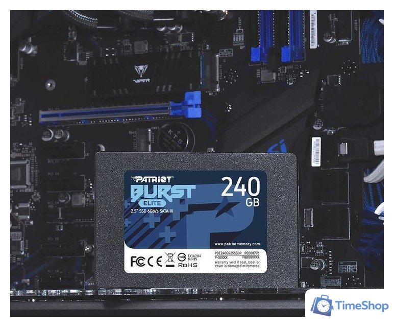 SSD Patriot Burst Elite 240GB PBE240GS25SSDR - Изображение №4 — Интернет-магазин Time-Shop