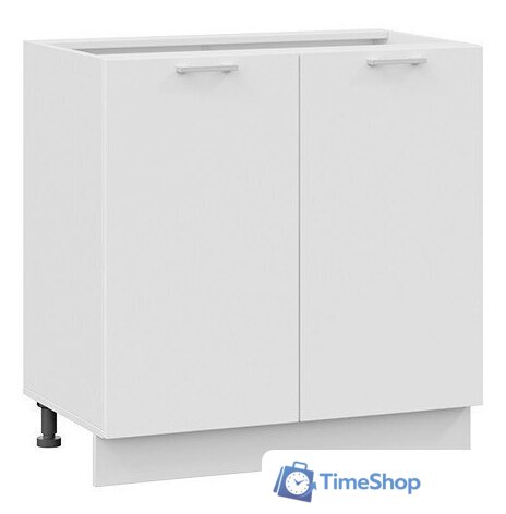 Шкаф напольный Трия Габриэлла 1Н8 (белый/сноу) - Изображение №1 — Интернет-магазин Time-Shop