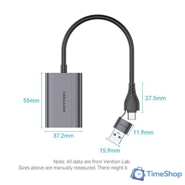 Адаптер Vention ACYHB - Изображение №13 — Интернет-магазин Time-Shop