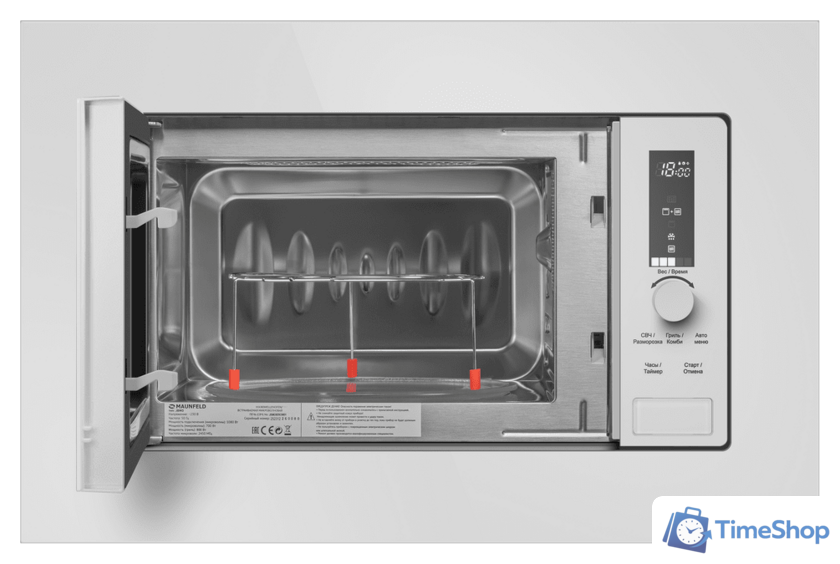 Микроволновая печь MAUNFELD JBMO820GW01 - Изображение №2 — Интернет-магазин Time-Shop