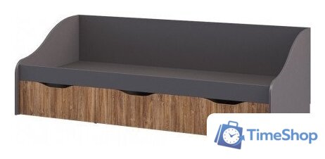 Кровать-тахта Мебель Неман Мальма МН-135-01 (белый/дуб стирлинг/графит) - Изображение №1 — Интернет-магазин Time-Shop