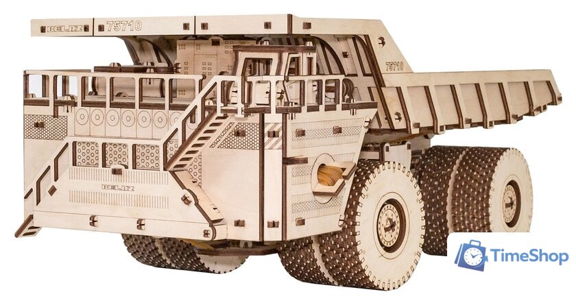 3Д-пазл Eco-Wood-Art БелАЗ 75710 - Изображение №1 — Интернет-магазин Time-Shop