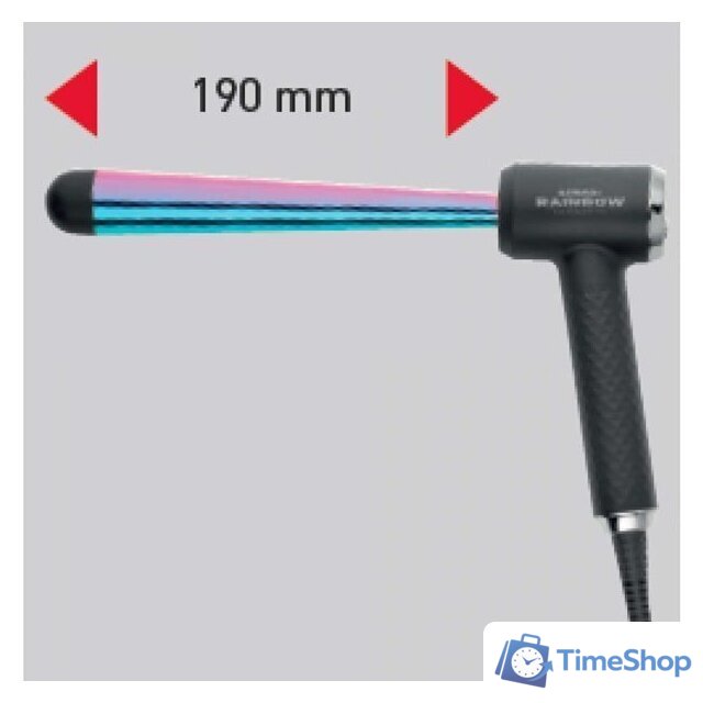 Конусная плойка Gamma Piu Korner XL Rainbow - Изображение №3 — Интернет-магазин Time-Shop