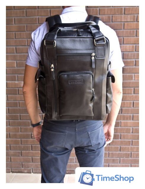 Городской рюкзак Carlo Gattini Sinfonica Corruda 3092-04 (темно-коричневый) - Изображение №4 — Интернет-магазин Time-Shop