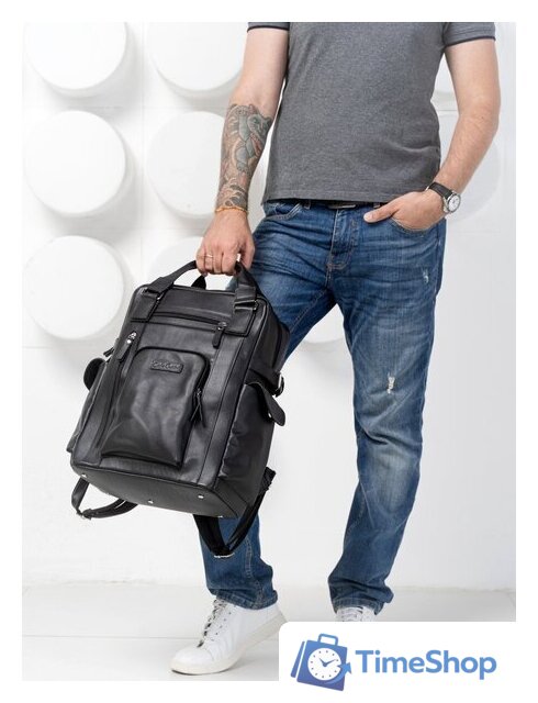 Городской рюкзак Carlo Gattini Sinfonica Corruda 3092-04 (темно-коричневый) - Изображение №7 — Интернет-магазин Time-Shop