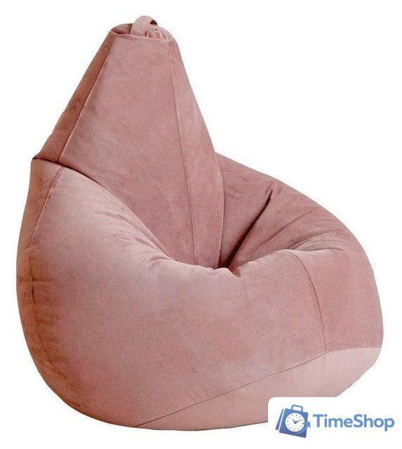 Кресло-мешок Kreslomeshki Груша L GV-110x80-P (пудра) - Изображение №1 — Интернет-магазин Time-Shop