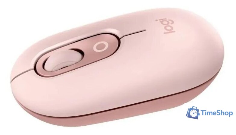 Мышь Logitech Pop Mouse (розовый) - Изображение №3 — Интернет-магазин Time-Shop