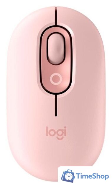Мышь Logitech Pop Mouse (розовый) - Изображение №1 — Интернет-магазин Time-Shop