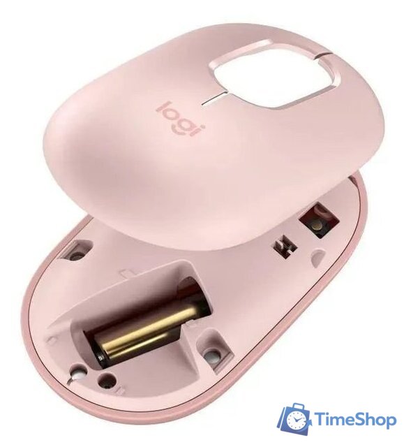 Мышь Logitech Pop Mouse (розовый) - Изображение №7 — Интернет-магазин Time-Shop