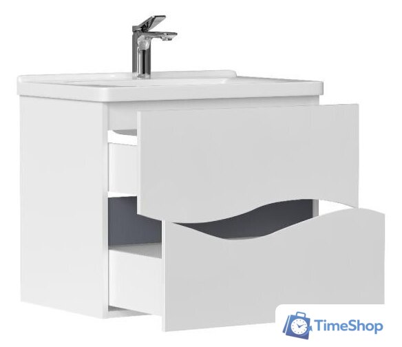  Volna Тумба с умывальником Grey 80.2Y Маринда 80 (подвесная) - Изображение №2 — Интернет-магазин Time-Shop