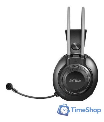 Наушники A4Tech Fstyler FH200U (черный/серый) - Изображение №3 — Интернет-магазин Time-Shop