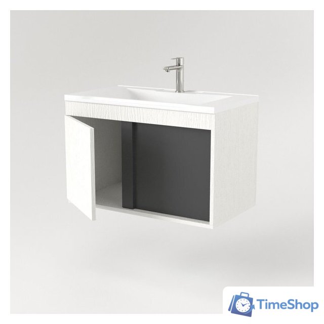  Дабер Тумба под умывальник 014 Тобага/Эридан/Артвин 60 Т14.6Т.0.20 (белый древесный/серый) - Изображение №3 — Интернет-магазин Time-Shop