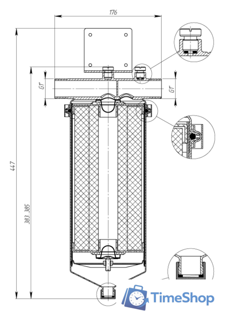 Корпус Гейзер Тайфун 10BB - Изображение №2 — Интернет-магазин Time-Shop