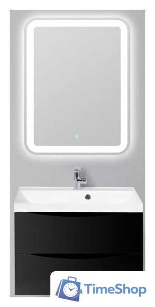  BelBagno Тумба под умывальник Marino-700-2C-SO-NL-P (nero laccato lucido) - Изображение №2 — Интернет-магазин Time-Shop