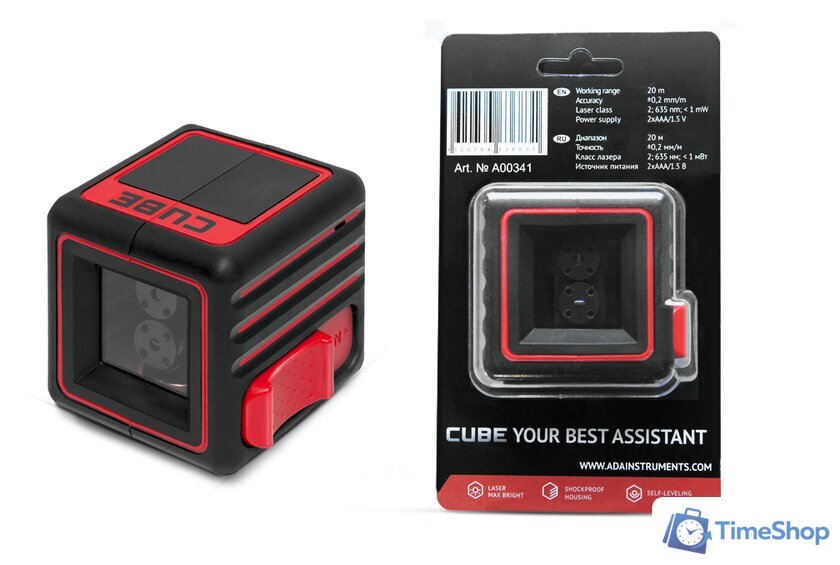 Лазерный нивелир ADA Instruments Cube Basic Edition - Изображение №6 — Интернет-магазин Time-Shop