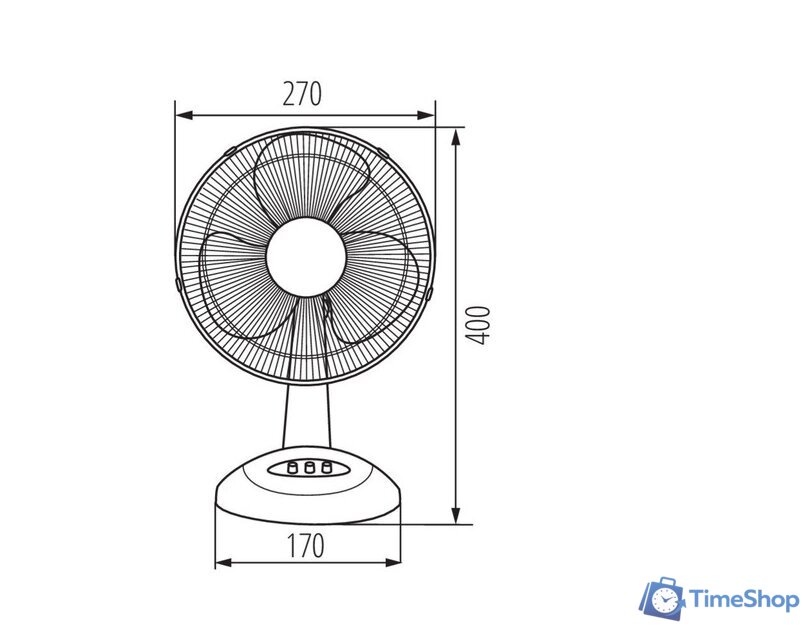 Вентилятор Kanlux Veneto-23GR - Изображение №3 — Интернет-магазин Time-Shop