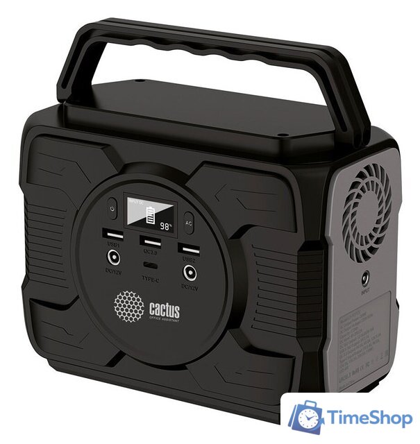 Портативная зарядная станция CACTUS CS-PCS172 (черный) - Изображение №1 — Интернет-магазин Time-Shop
