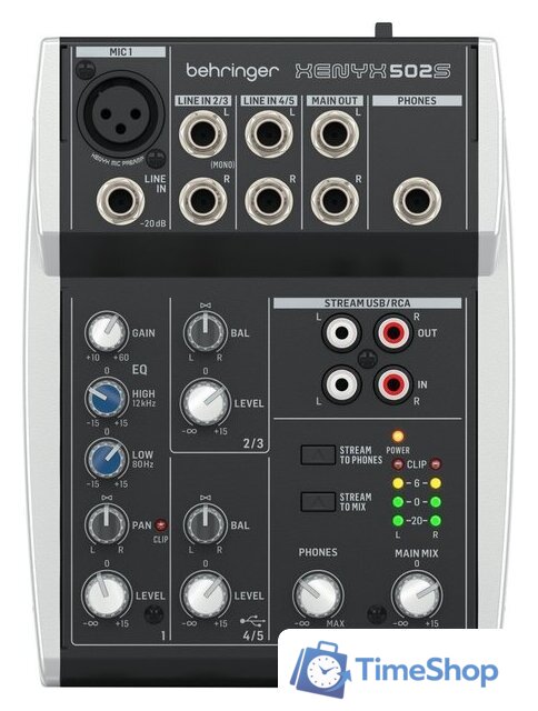 Микшерный пульт Behringer Xenyx 502S - Изображение №1 — Интернет-магазин Time-Shop